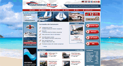 Desktop Screenshot of charterboat24.com